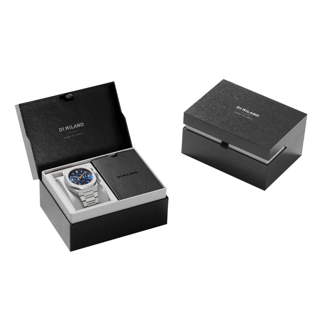 Relógio D1 Milano ROYAL BLUE D1-CHBJ09 - Quartzo 41.5mm