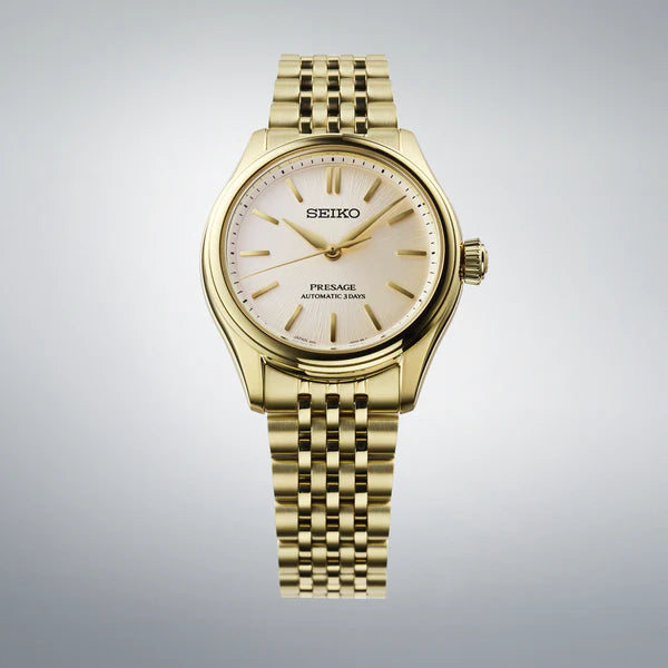 Relógio Seiko SPB524 Presage Classic Series Shiro-Iro White Edo Silk 36mm