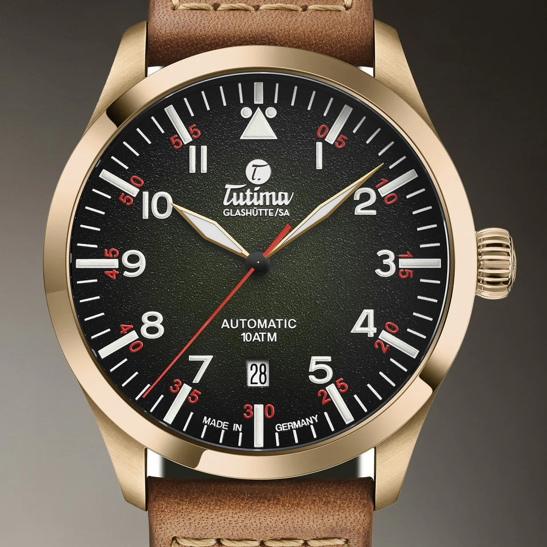 Relógio Tutima Glashütte 6115-03 FLIEGER Automático LIMITED EDITION