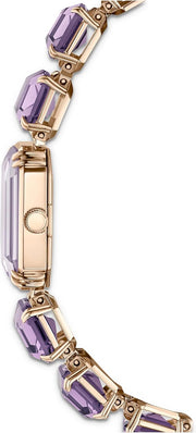 Relógio Feminino Swarovski Watch Octagon Cut Bracelet Purple 5722364