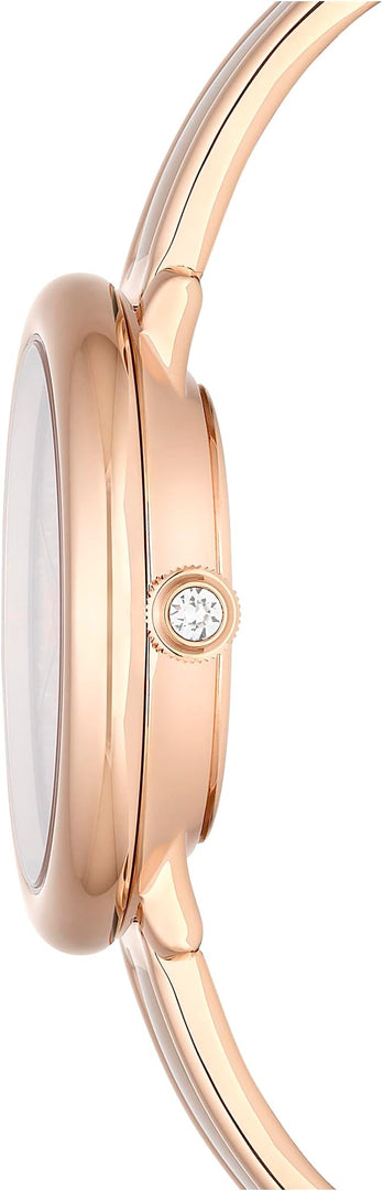Relógio Feminino Swarovski Crystalline Lustre Leather Strap Band 5709814