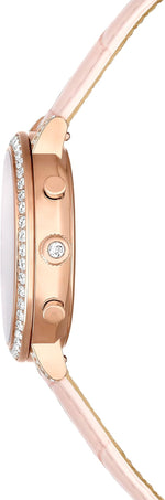 Carregue a imagem no visualizador da Galeria, Relógio Feminino Swarovski Matrix Chrono Watch Leather Strap 5698300