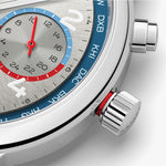 Carregue a imagem no visualizador da Galeria, Relógio NOMOS Glashütte Club Sport Neomatik Worldtimer 40mm Silver on Bracelet 791