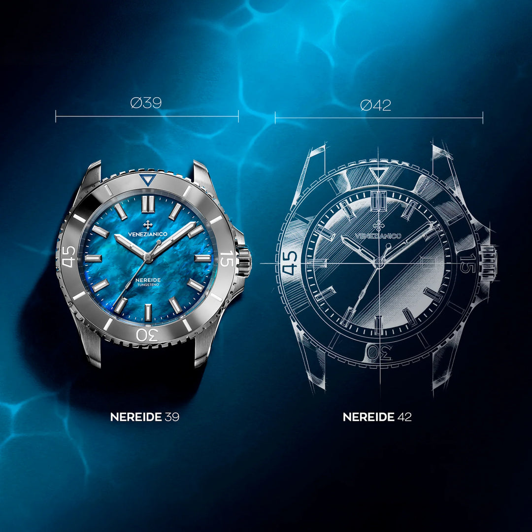 Relógio Venezianico NEREIDE TUNGSTENO 39 - 3121541C