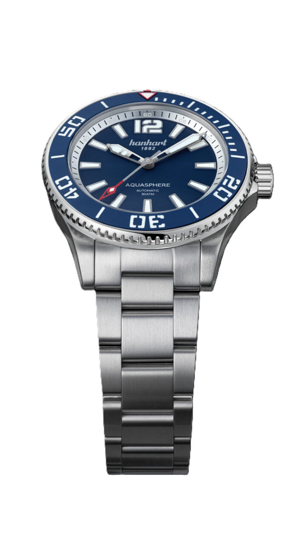 Relógio Hanhart AQUASPHERE FreeFall Blue, 42mm 772.270-6428