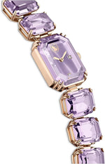 Carregue a imagem no visualizador da Galeria, Relógio Feminino Swarovski Watch Octagon Cut Bracelet Purple 5722364