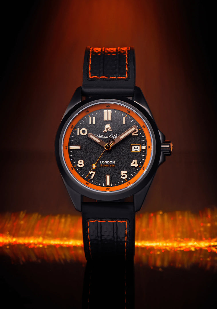 Relógio William Wood Fearless Orange