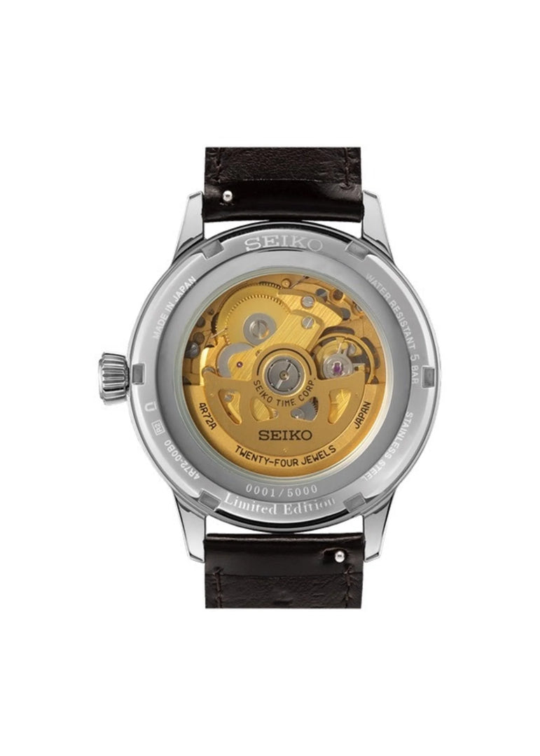 Relógio Seiko Presage Presage Red Brick SSA457 Star Bar Edição Limitada
