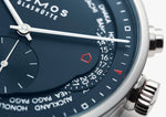 Carregue a imagem no visualizador da Galeria, Relógio NOMOS Glashütte Zürich World Time 40mm Midnight Blue on Strap 807