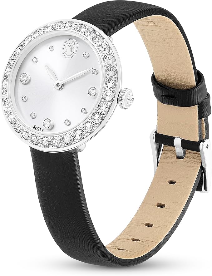 Relógio Feminino Swarovski Matrix Tennis Leather Strap Watch 5706663