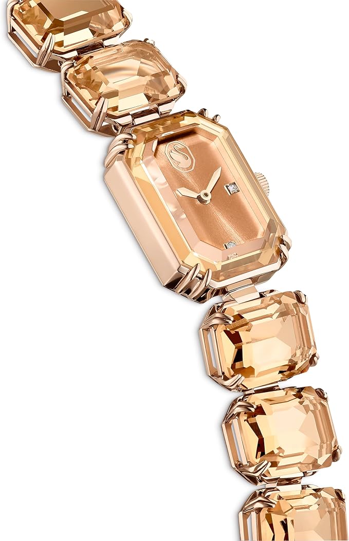 Relógio Feminino Swarovski Watch Octagon Cut Crystal Bracelet Band 5729841