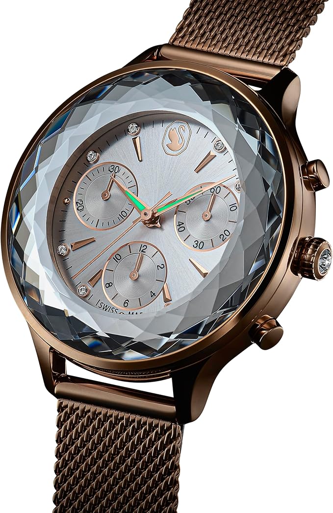 Relógio Feminino Swarovski Nova Chrono Watch 5677500