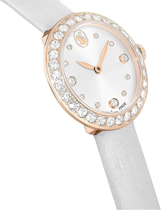 Relógio Feminino Swarovski Matrix Tennis Leather Strap Watch 5710105
