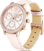 Carregue a imagem no visualizador da Galeria, Relógio Feminino Swarovski Matrix Chrono Watch Leather Strap 5698300