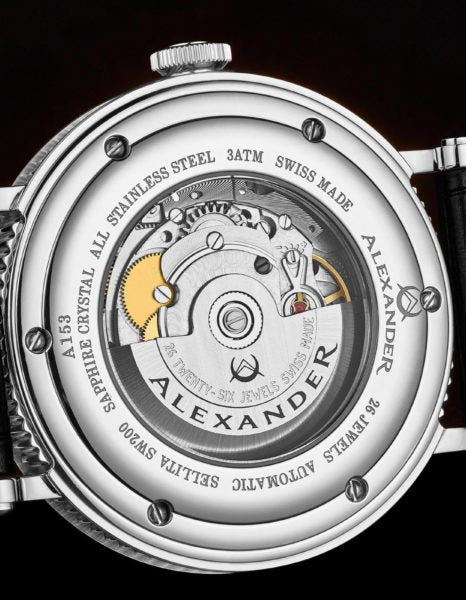 Relógio Alexander Classic A153 - Automático - 43mm - Pendulum Relojoaria