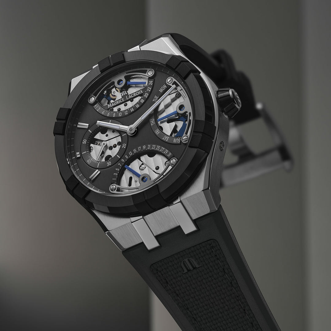 Relógio Maurice Lacroix AIKONIC MASTER TRIPLE RETROGRADE AC6068-SSL20-230-2