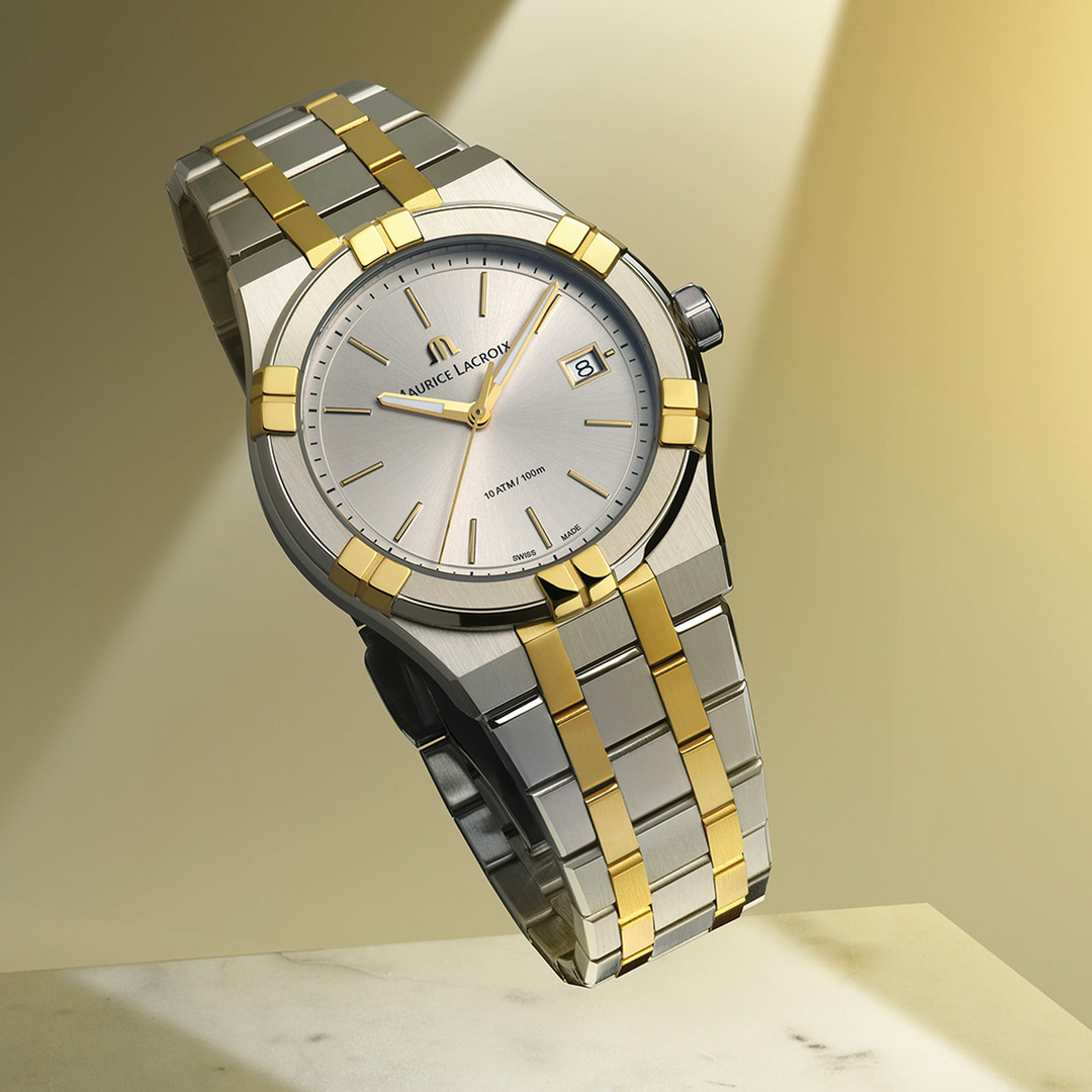 Relógio Maurice Lacroix AIKON QUARTZO 40MM DUOTONE AI1108-PVY13-130-1