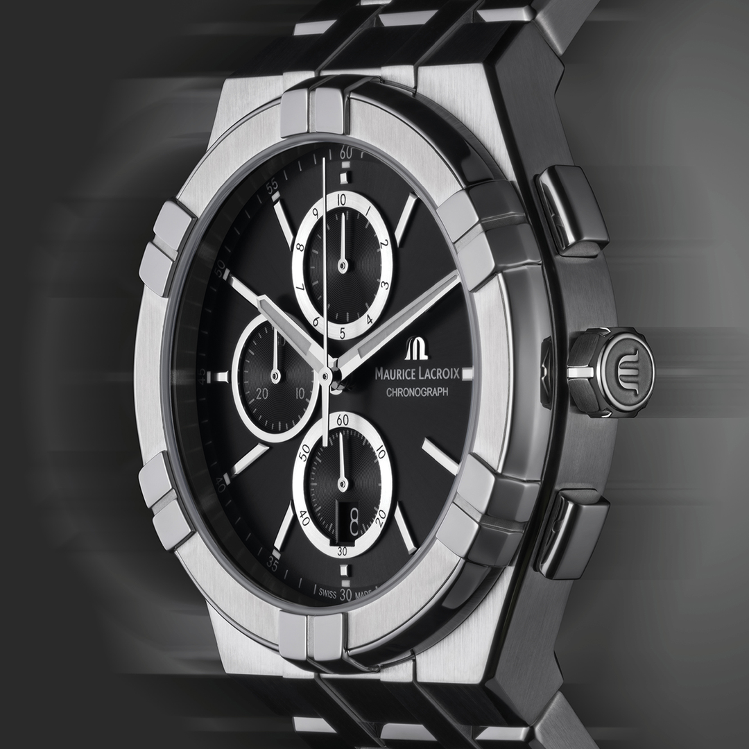 Relógio Maurice Lacroix AIKON QUARTZO CHRONOGRAPH AI1118-SS002-330-1