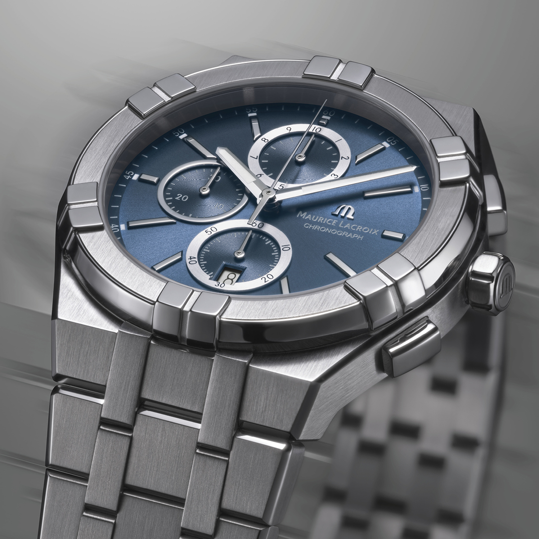 Relógio Maurice Lacroix AIKON QUARTZO CHRONOGRAPH AI1118-SS002-430-1