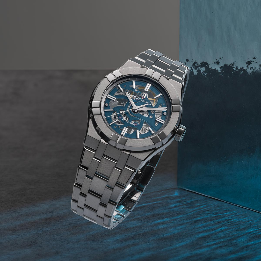 Relógio Maurice Lacroix AIKON AUTOMÁTICO SKELETON AI6007-SS002-031-1