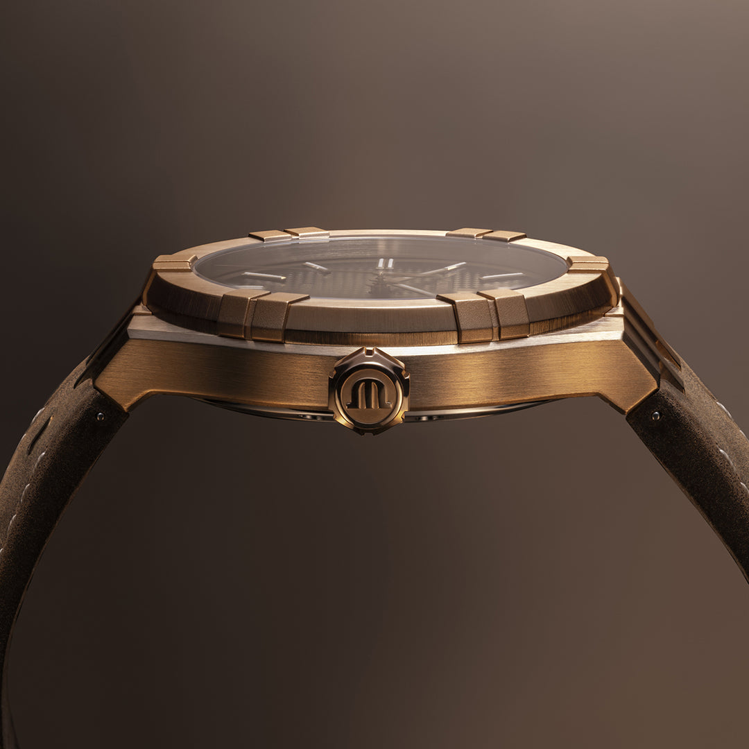 Relógio Maurice Lacroix AIKON AUTOMÁTICO BRONZE AI6008-BRZ01-730-3