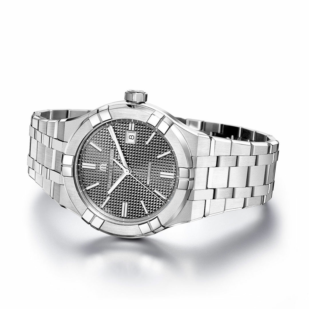 Relógio Maurice Lacroix AIKON AUTOMÁTICO DATE 42MM AI6008-SS002-331-1