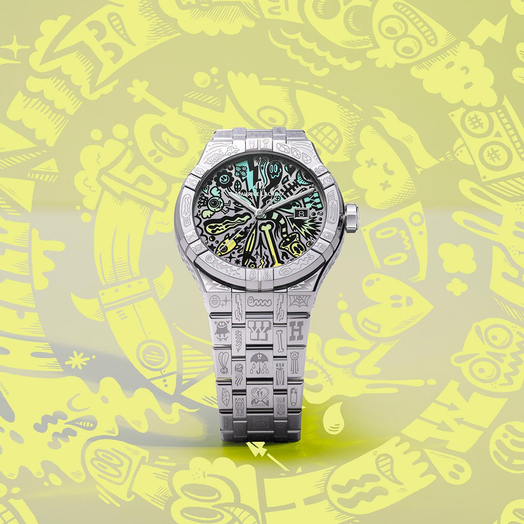 Relógio Maurice Lacroix AIKON AUTOMÁTICO WOTTO LIMITED EDITION AI6008-SS009-090-1