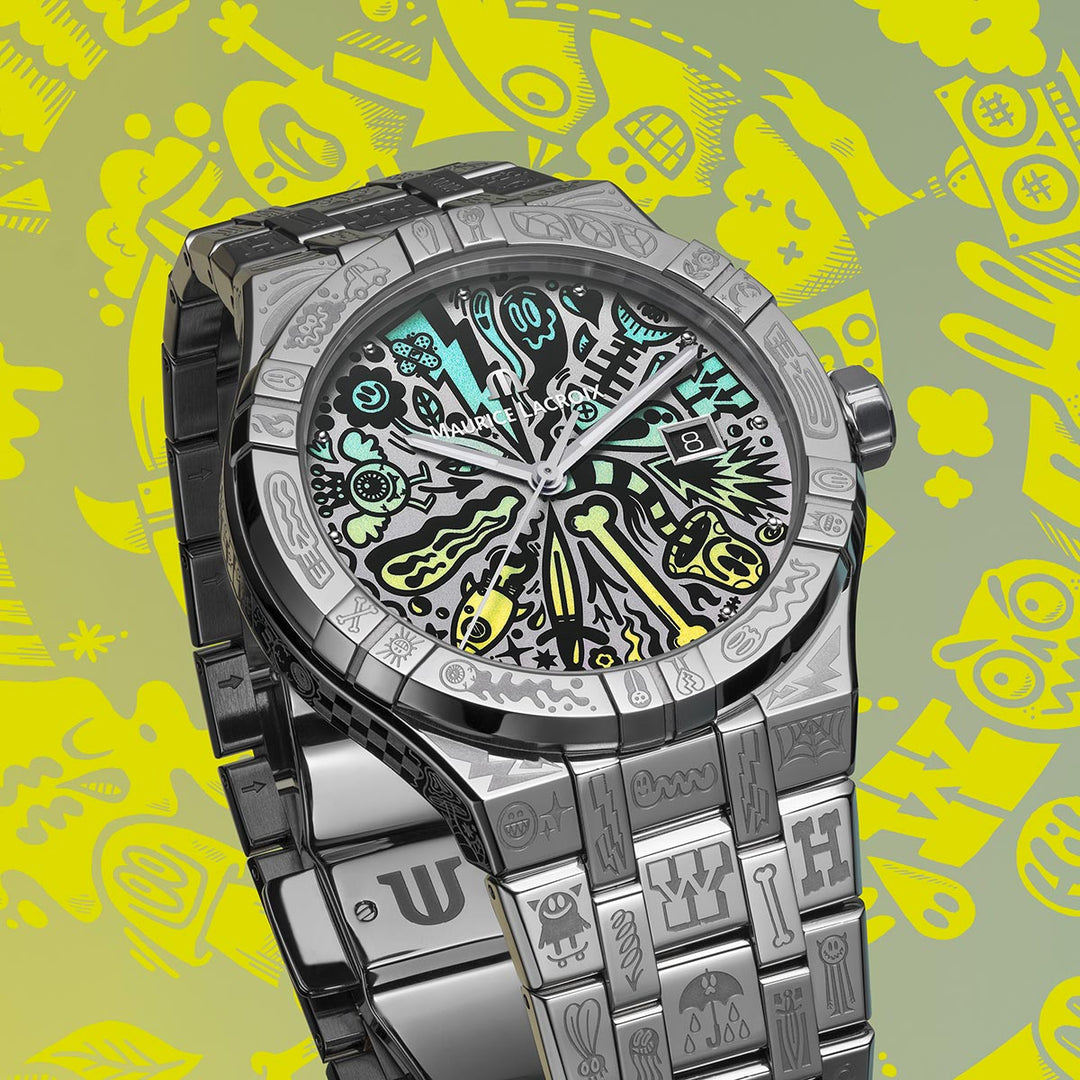 Relógio Maurice Lacroix AIKON AUTOMÁTICO WOTTO LIMITED EDITION AI6008-SS009-090-1