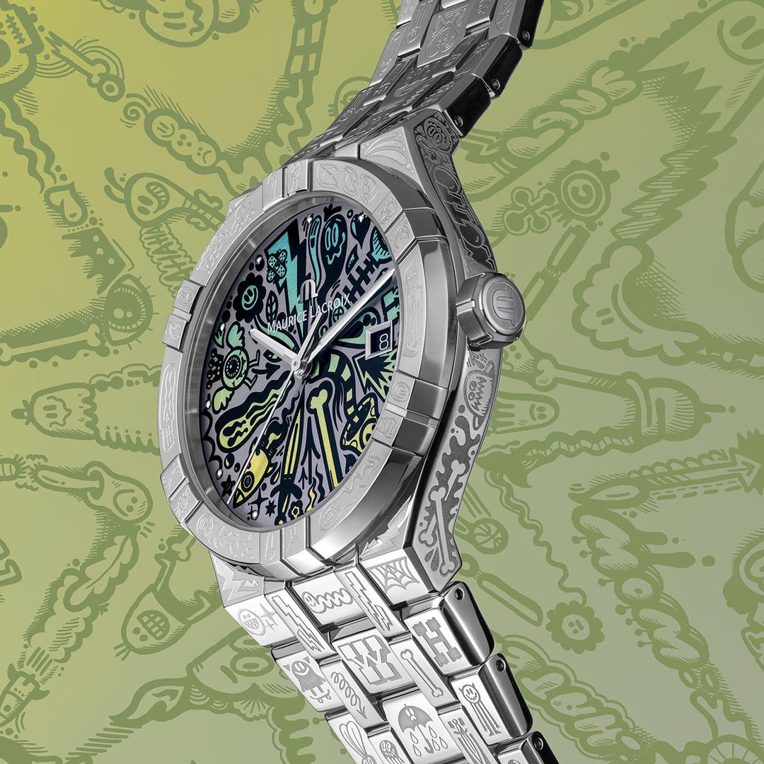 Relógio Maurice Lacroix AIKON AUTOMÁTICO WOTTO LIMITED EDITION AI6008-SS009-090-1