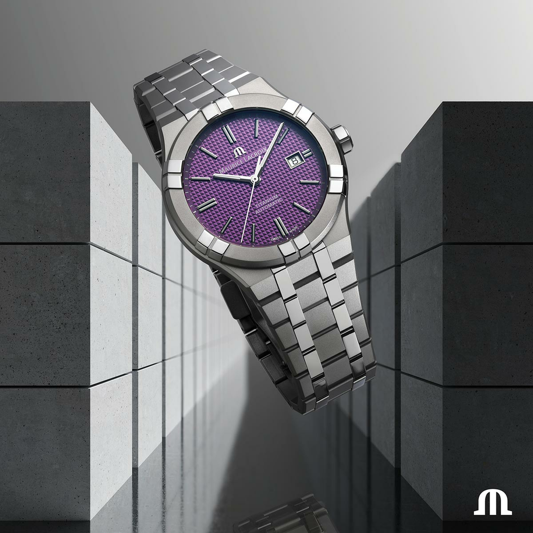 Relógio Maurice Lacroix AIKON AUTOMÁTICO TITANIUMA I6008-TT032-430-1