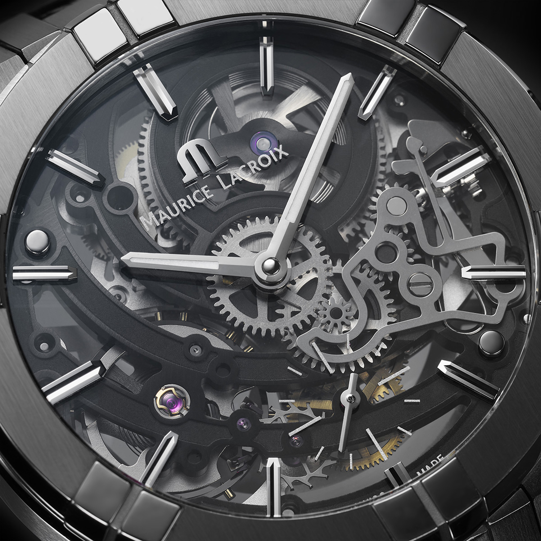 Relógio Maurice Lacroix AIKON AUTOMÁTICO SKELETON AI6028-SS002-030-1