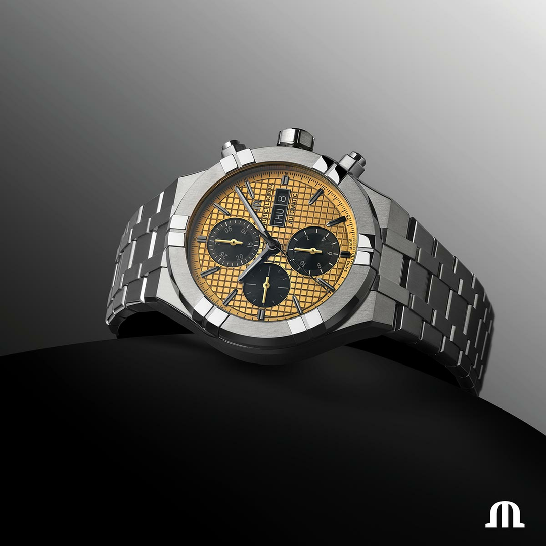 Relógio Maurice Lacroix AIKON AUTOMÁTICO TITANIUM CHRONOGRAPH AI6038-TT032-530-1