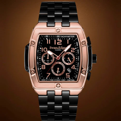 Relógio Swan & Edgar Ambassador Mechanical Quartz Rose
