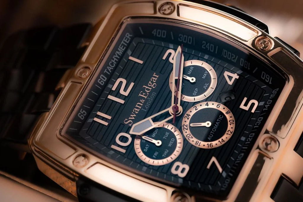 Relógio Swan & Edgar Ambassador Mechanical Quartz Rose