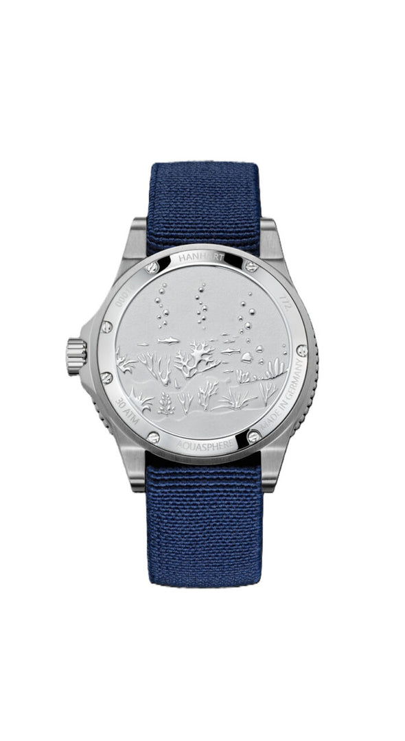 Relógio Hanhart AQUASPHERE FreeFall Blue, 42mm 772.270-3338