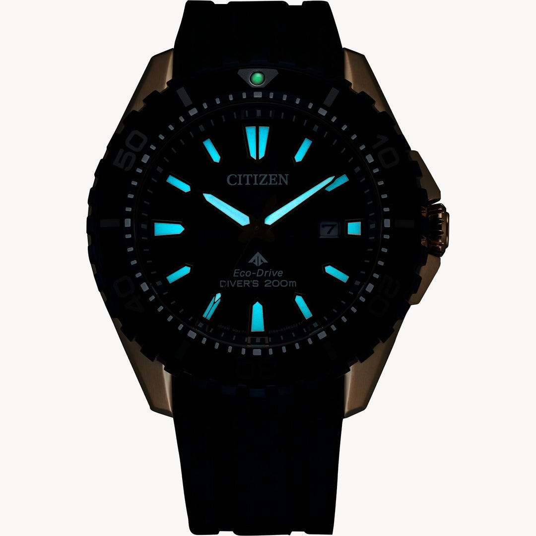 Relógio Citizen Promaster Dive BN0196-01L - Eco-Drive 45mm