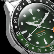 Relógio Bremont Supermarine 300M GMT, 'Tundra' Green