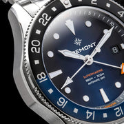 Relógio Bremont Supermarine 300M GMT, 'Glacier' Blue