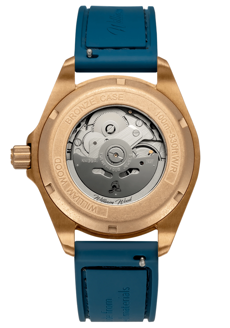 Relógio William Wood Bronze Sapphire