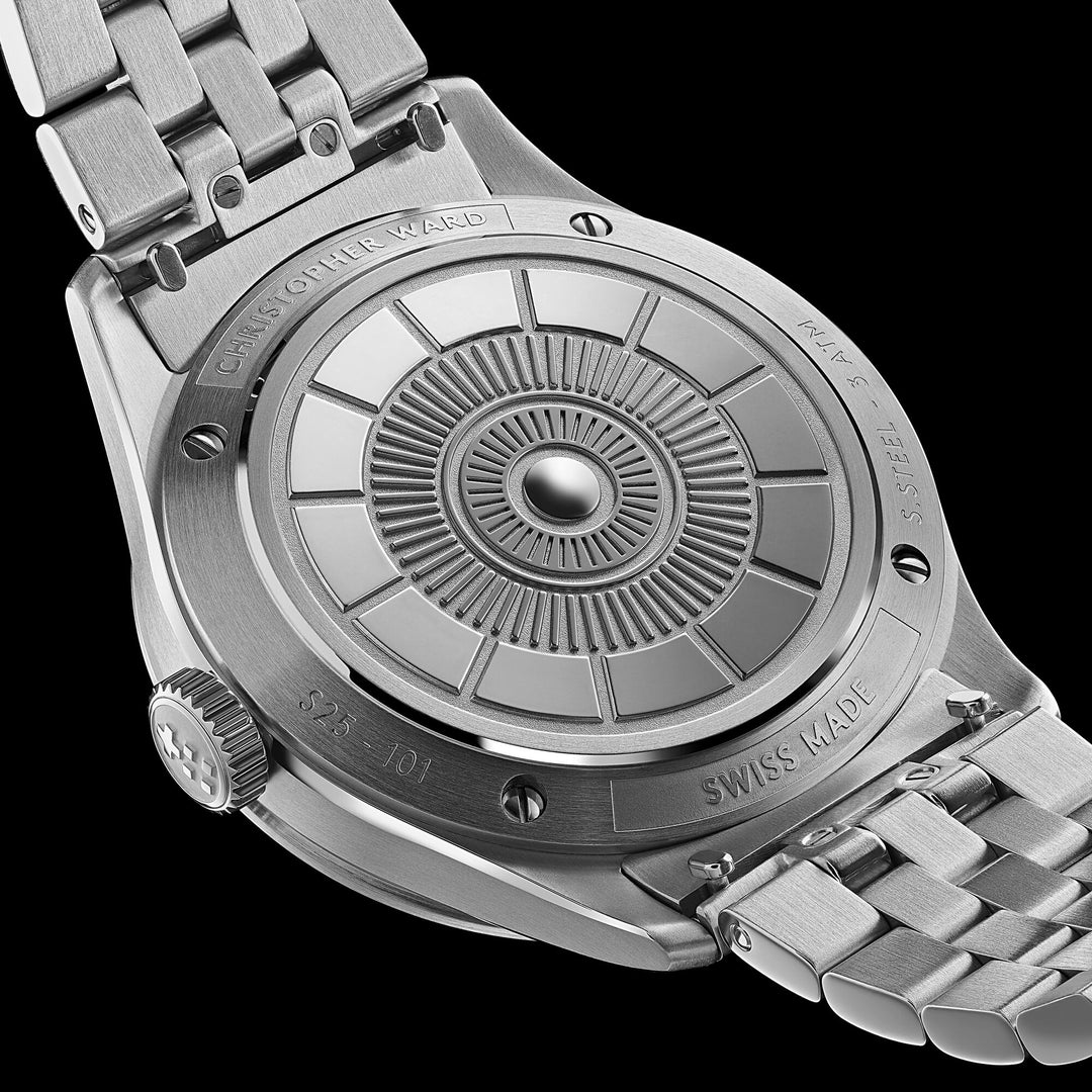 Relógio Christopher Ward C01-39AJH4-S00B0-B1 C1 Jump Hour Mk V 39mm