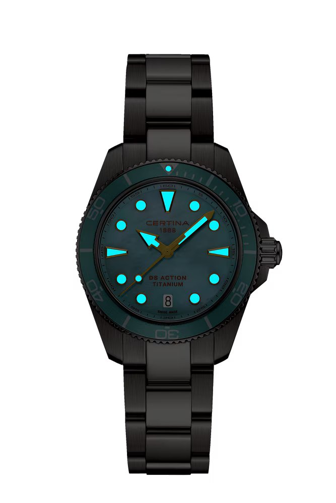 Relógio Feminino Certina DS Action 34.5mm Quartzo Titanium C048.210.44.131.00