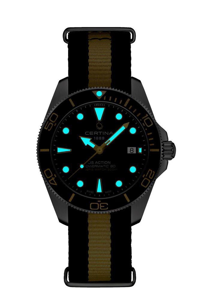 Relógio Certina C048.407.18.051.01 DS Action Diver 40.5mm Powermatic 80 Automático