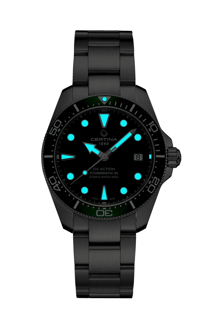 Relógio Certina DS Action Diver 38mm Powermatic 80 C048.807.11.091.00