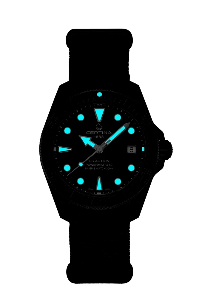 Relógio Certina DS Action Diver 38mm Powermatic 80 C048.807.38.051.00