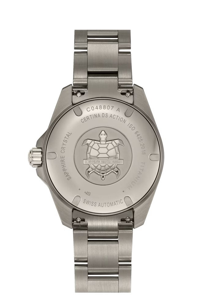 Relógio Certina DS Action Diver 38mm C048.807.44.051.01 Unissex Titânio