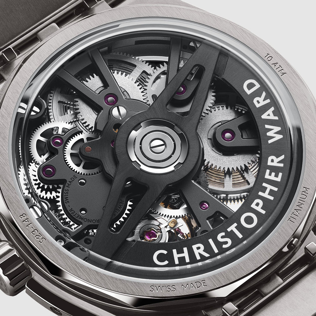 Relógio Christopher Ward C12-41A5D0-T00K0-B0 Twelve X (Ti) 41mm