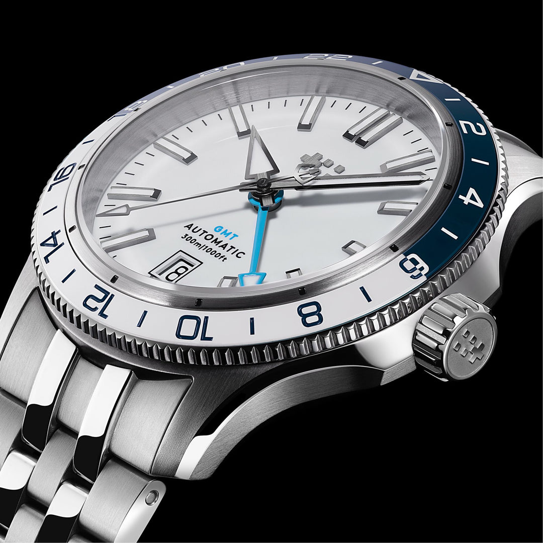 Relógio Christopher Ward C60-40AGM31S0BW0-B0 C60 Trident GMT 300 40mm