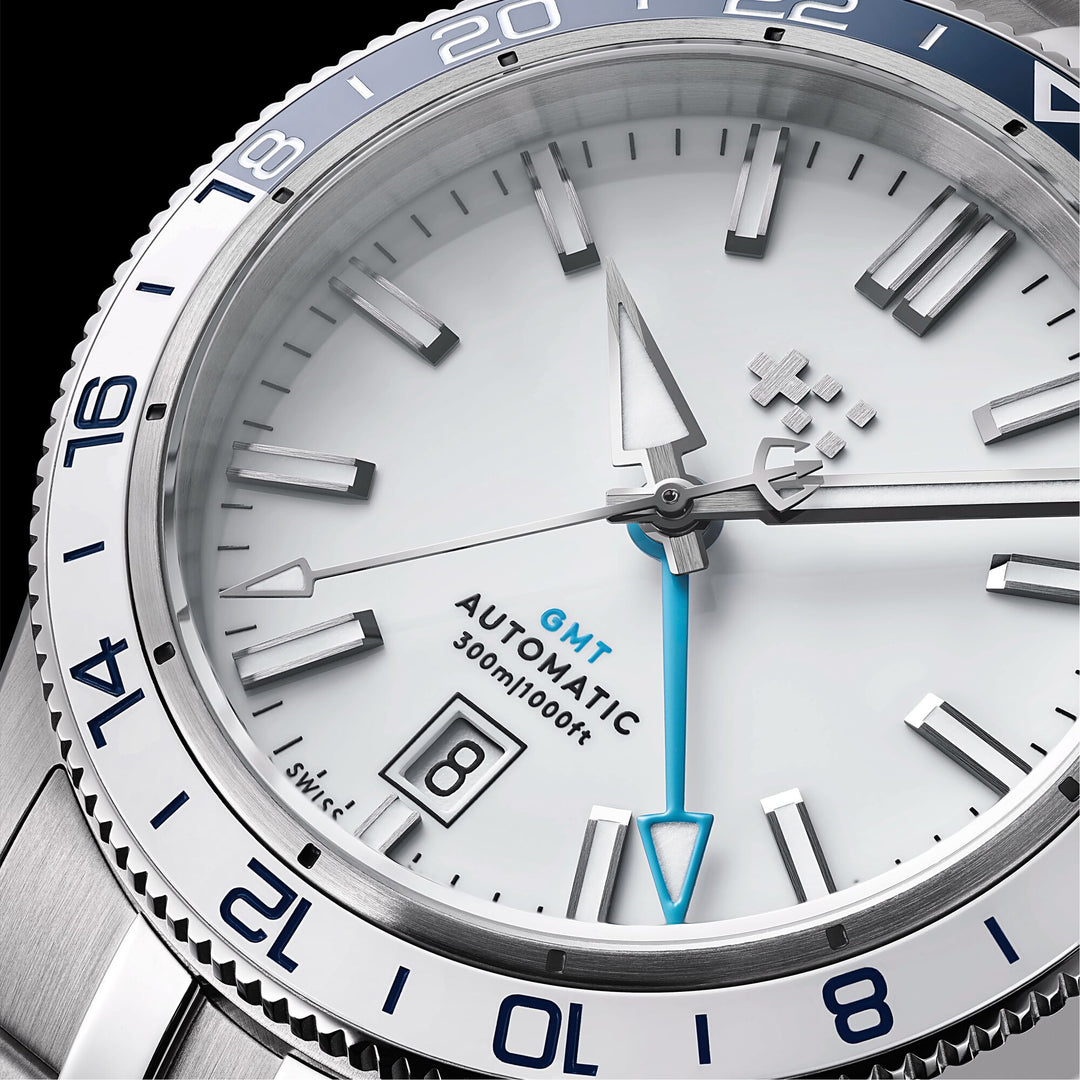 Relógio Christopher Ward C60-40AGM31S0BW0-B0 C60 Trident GMT 300 40mm