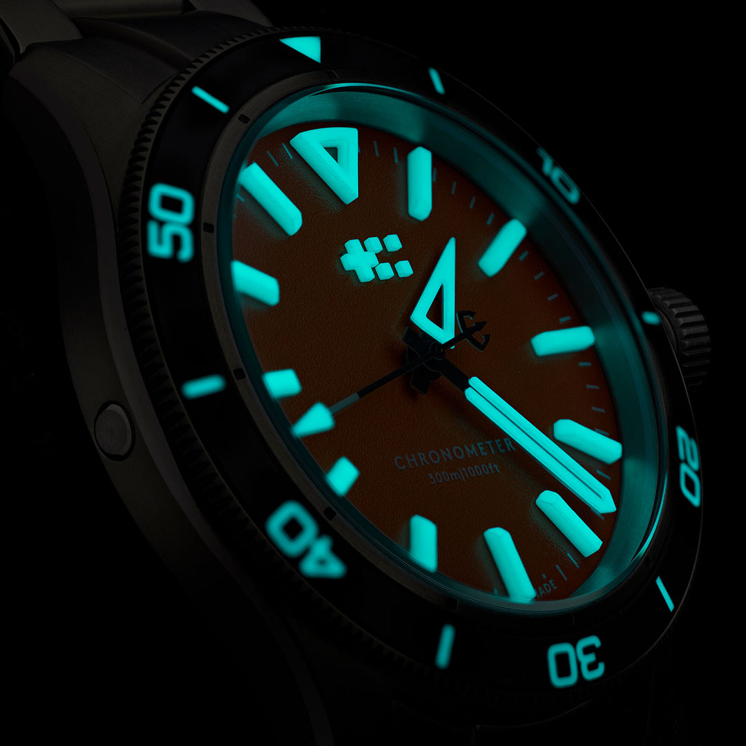 Relógio Christopher Ward C60 Trident Lumière 41mm C60-41C3H31T0KK0-RKO