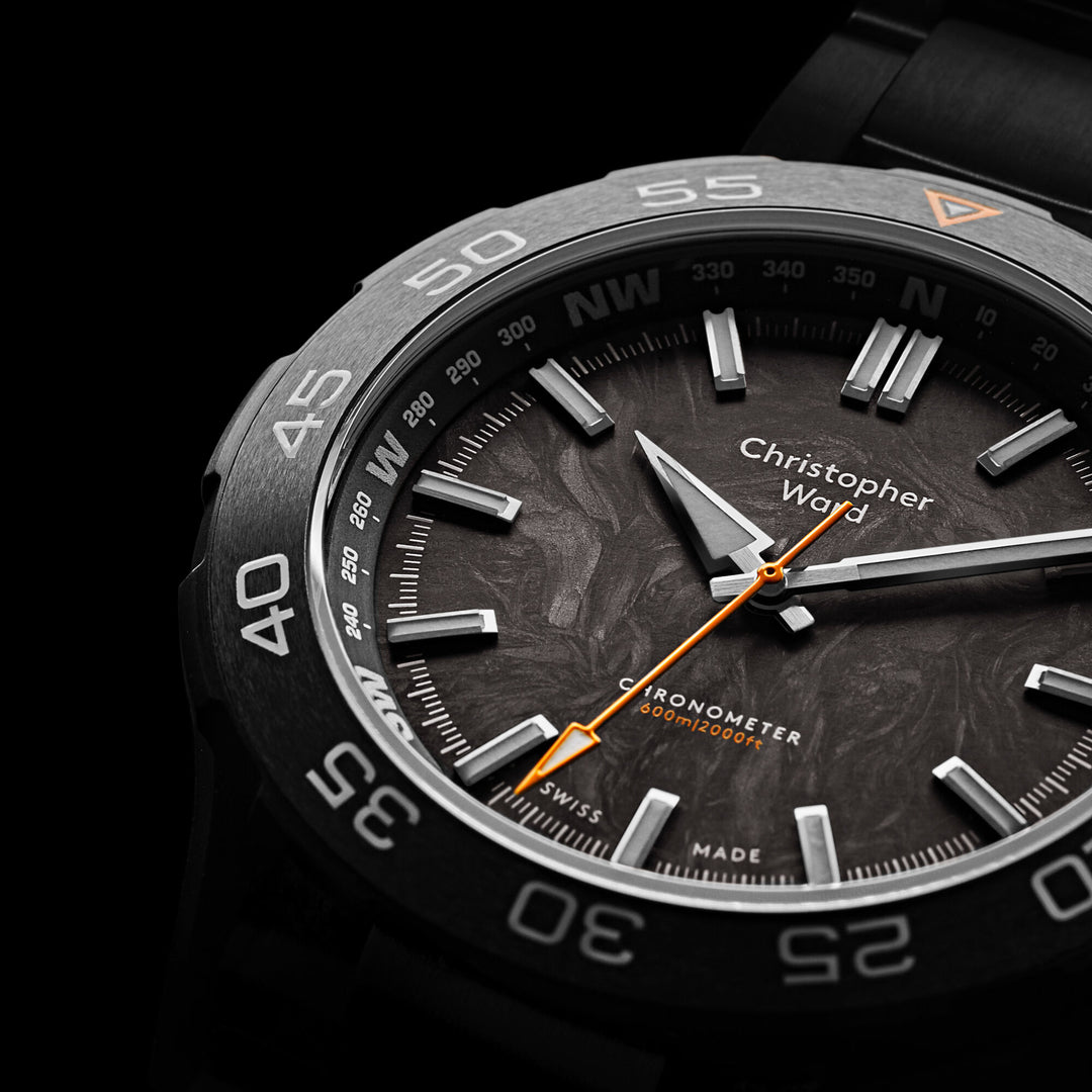 Relógio Christopher Ward C60-42A3H1-SGKK0-BG C60 Lympstone 42mm